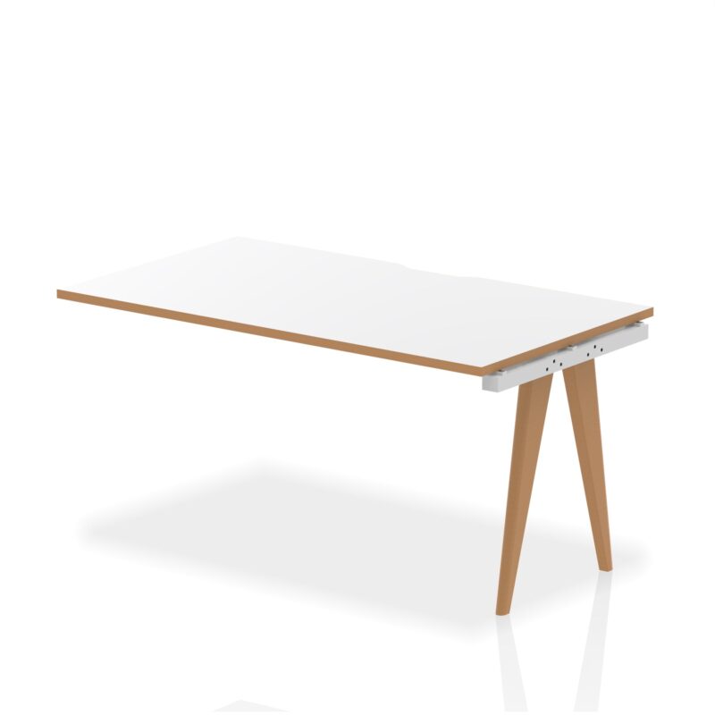 Oslo Single Row Bench Desk Extension Kit - Image 2