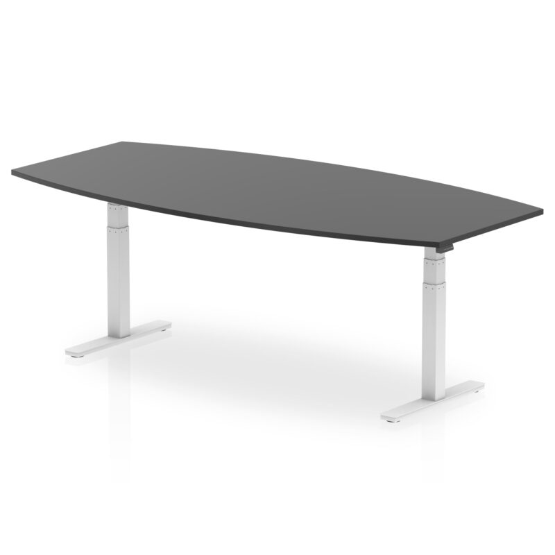High Gloss Writable Boardroom Table Height Adjustable - Image 14