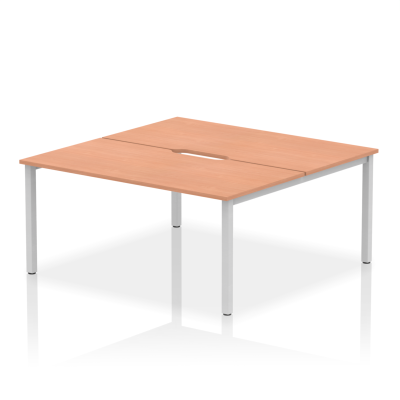 Evolve Plus B2B Bench Desk - 2 Person - Image 36