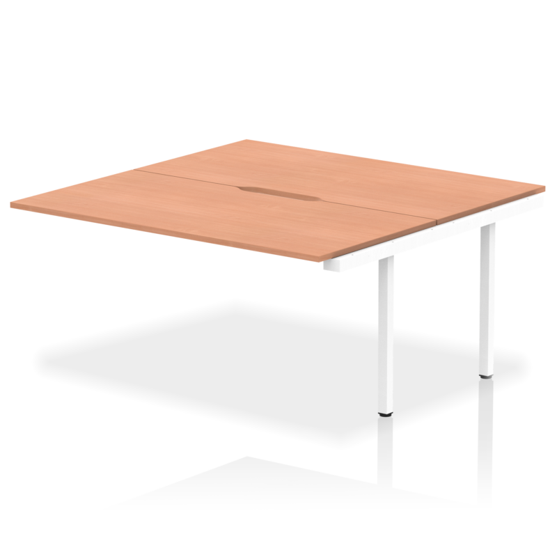 Evolve Plus B2B Bench Desk - 2 Person Extension Kit - Image 26