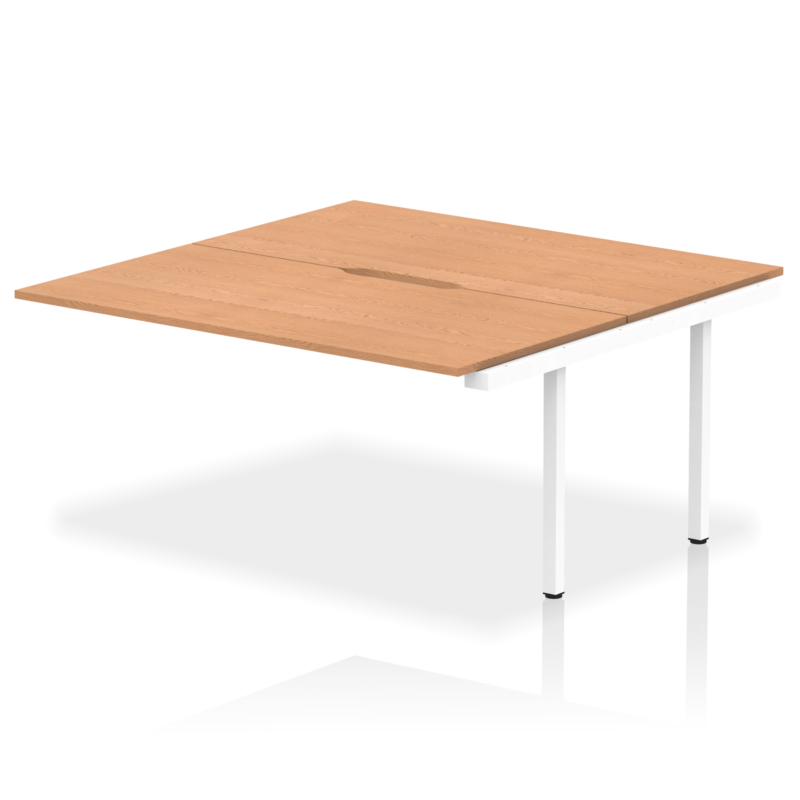 Evolve Plus B2B Bench Desk - 2 Person Extension Kit - Image 32