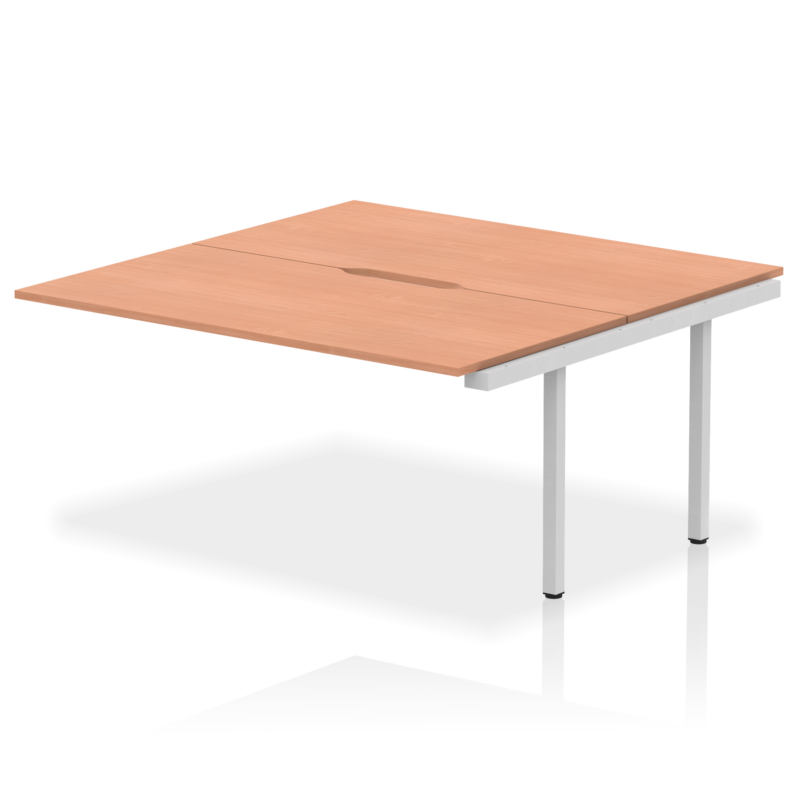 Evolve Plus B2B Bench Desk - 2 Person Extension Kit - Image 25