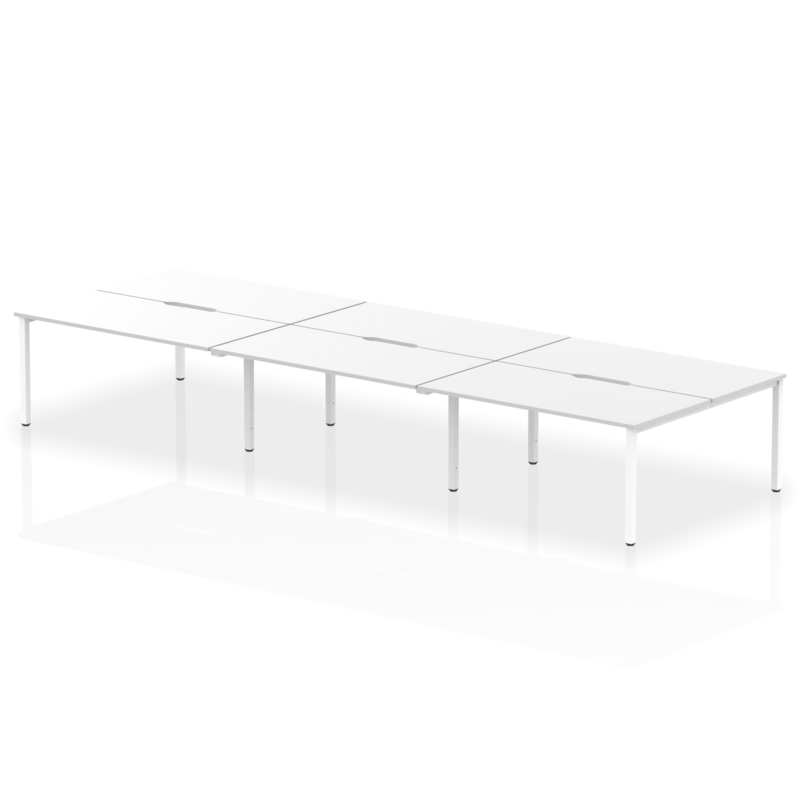 Evolve Plus B2B Bench Desk - 6 Person - Image 36
