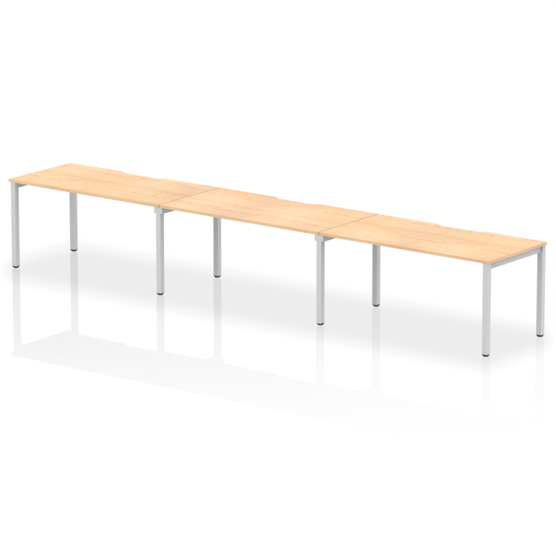 Evolve Plus Single Row Bench Desk - 3 Person - Image 29