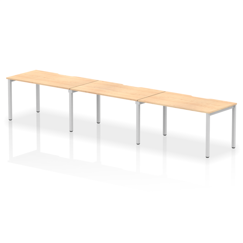 Evolve Plus Single Row Bench Desk - 3 Person - Image 17