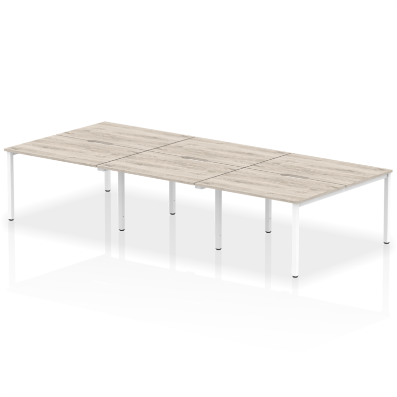 Evolve Plus B2B Bench Desk - 6 Person - Image 4