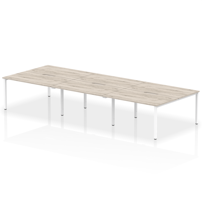 Evolve Plus B2B Bench Desk - 6 Person - Image 16