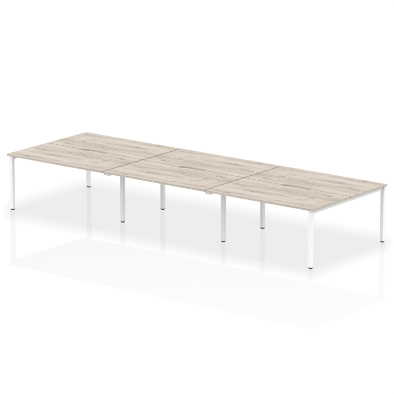 Evolve Plus B2B Bench Desk - 6 Person - Image 28