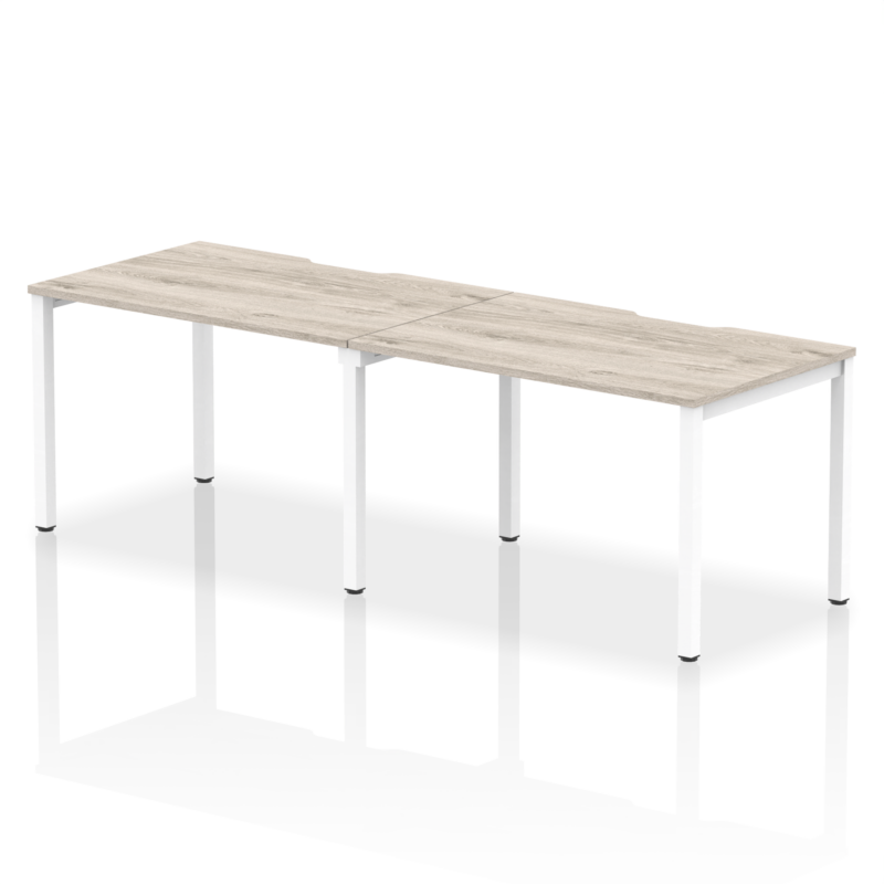Evolve Plus Single Row Bench Desk - 2 Person - Image 4