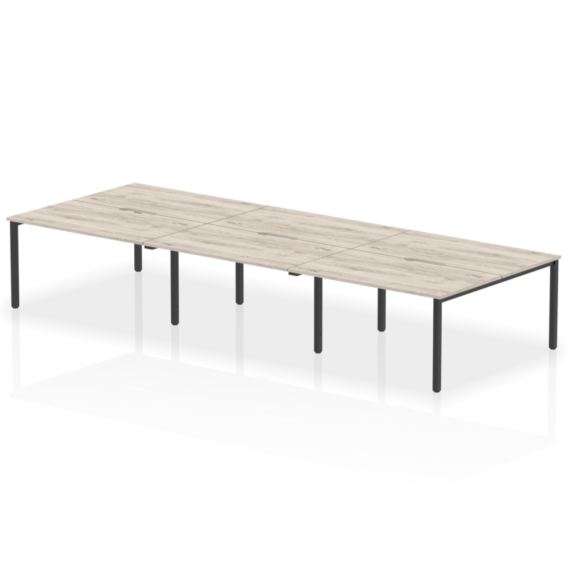 Evolve Plus B2B Bench Desk - 6 Person - Image 44