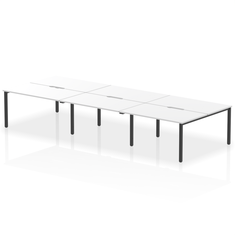 Evolve Plus B2B Bench Desk - 6 Person - Image 47
