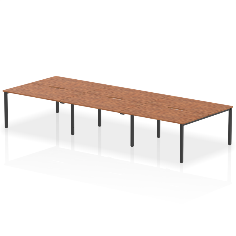 Evolve Plus B2B Bench Desk - 6 Person - Image 48