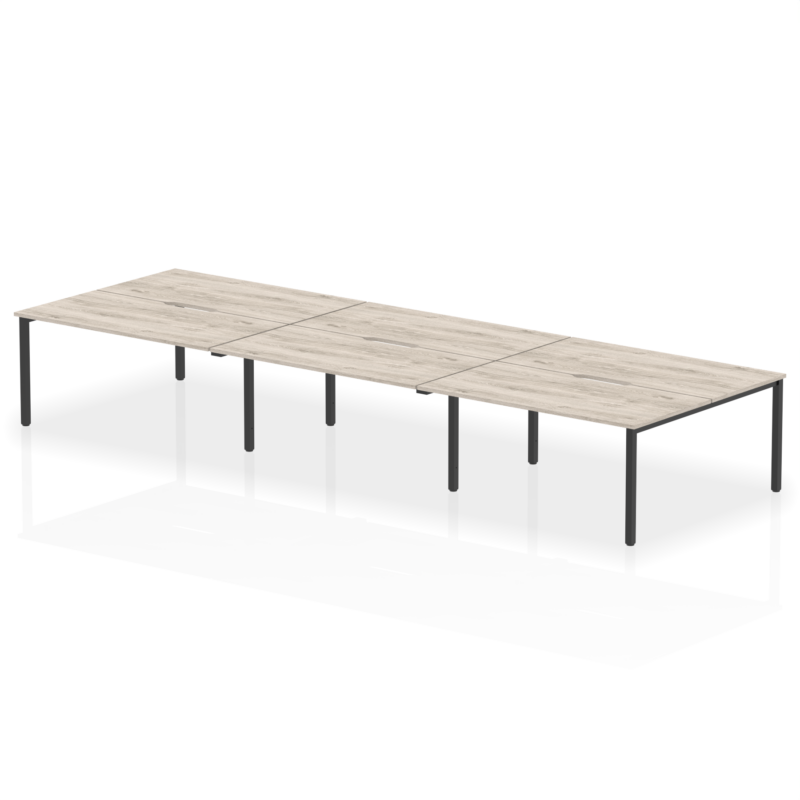 Evolve Plus B2B Bench Desk - 6 Person - Image 50