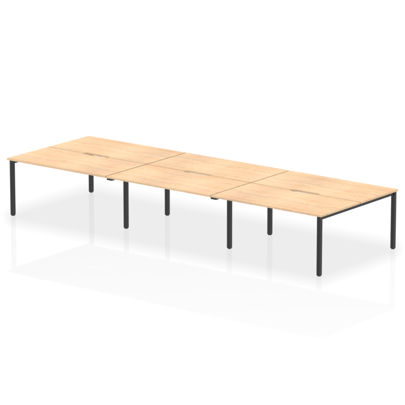 Evolve Plus B2B Bench Desk - 6 Person - Image 51