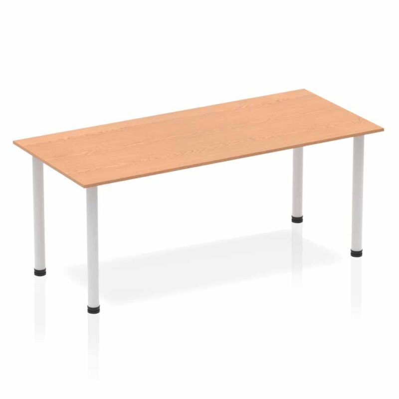 Impulse 1800mm Straight Table With Post Leg - Image 19