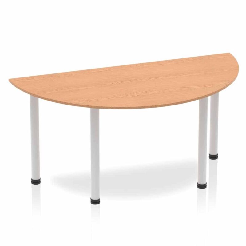 Impulse Semi-Circle Table With Post Leg - Image 19