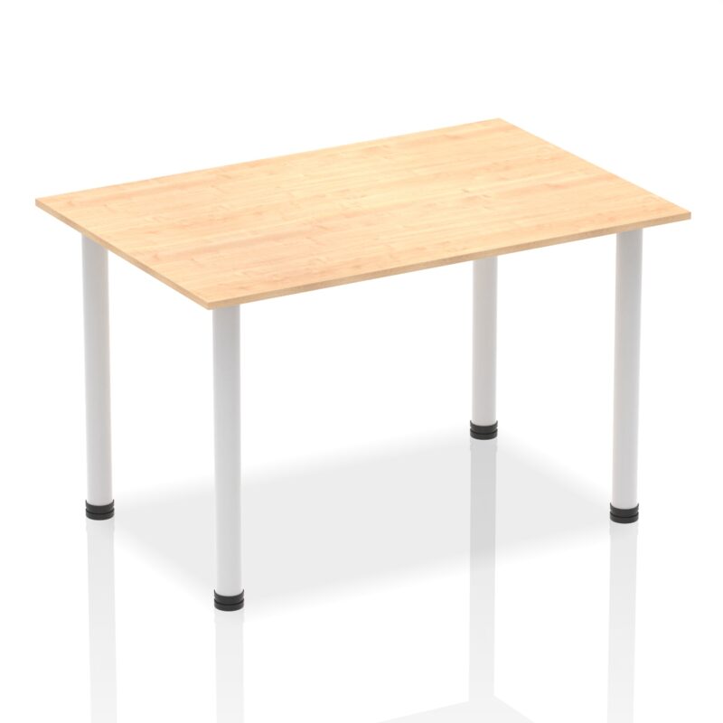 Impulse 1400mm Straight Table With Post Leg - Image 11