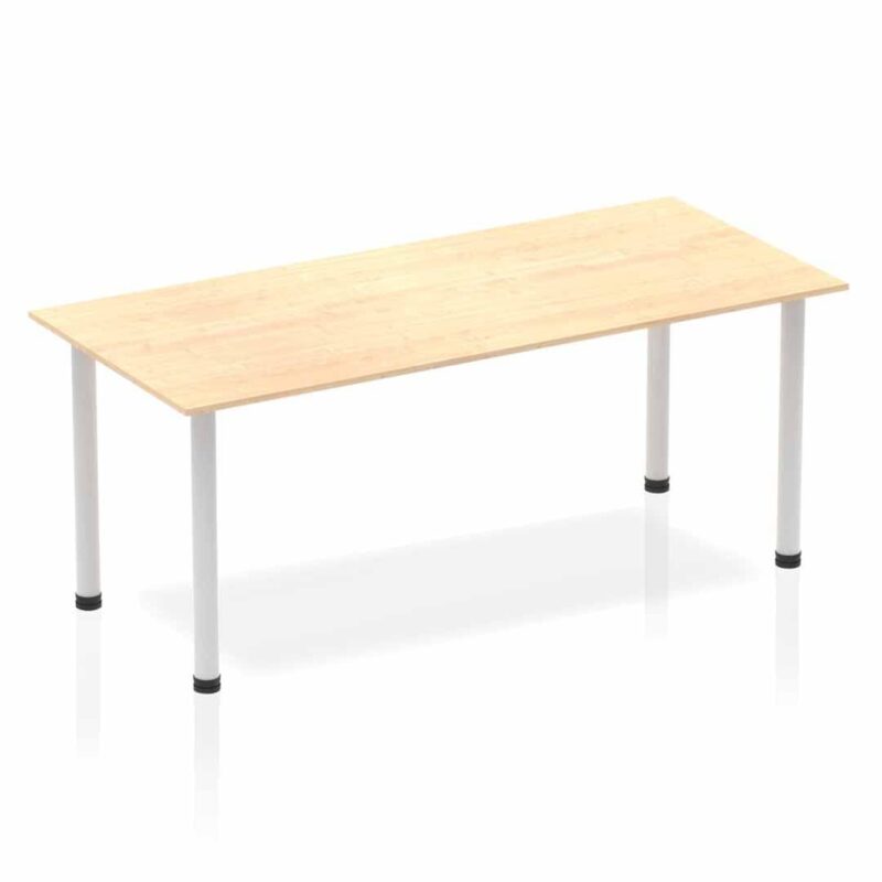 Impulse 1800mm Straight Table With Post Leg - Image 14