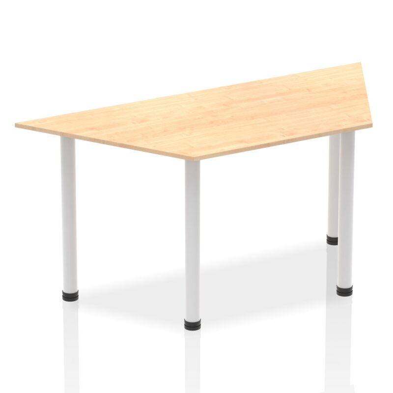Impulse Trapezium Table With Post Leg - Image 11