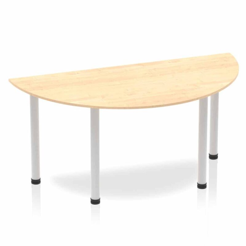 Impulse Semi-Circle Table With Post Leg - Image 14