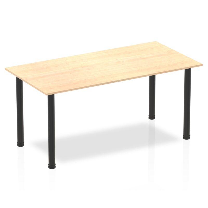 Impulse 1600mm Straight Table With Post Leg - Image 11