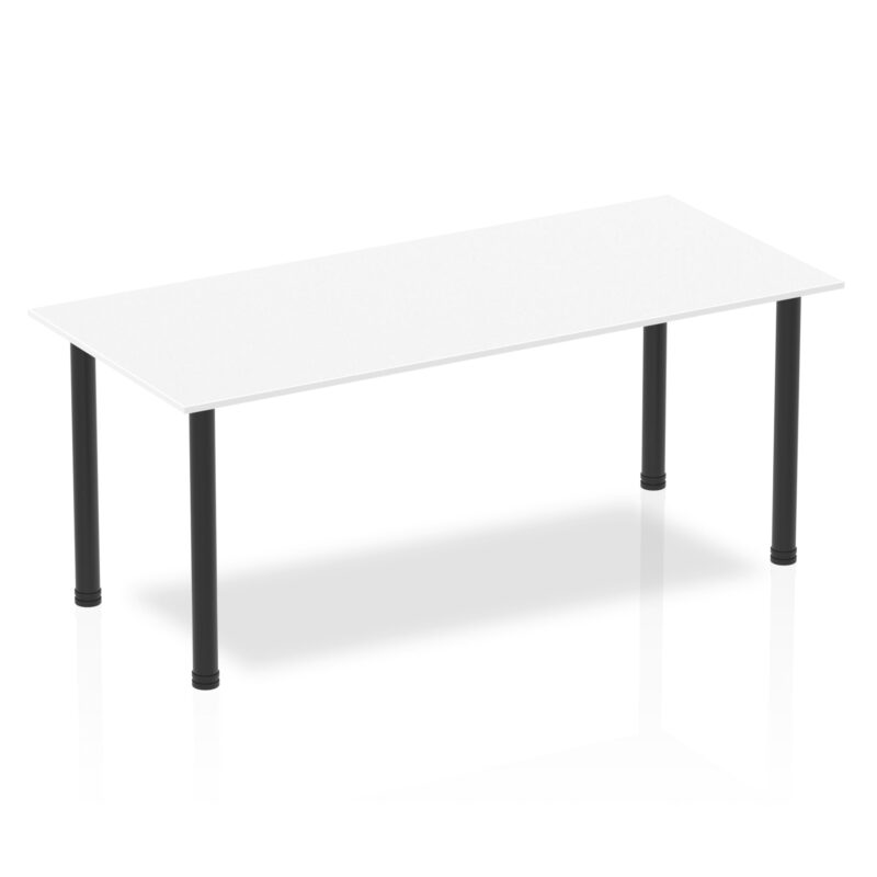 Impulse 1800mm Straight Table With Post Leg - Image 26