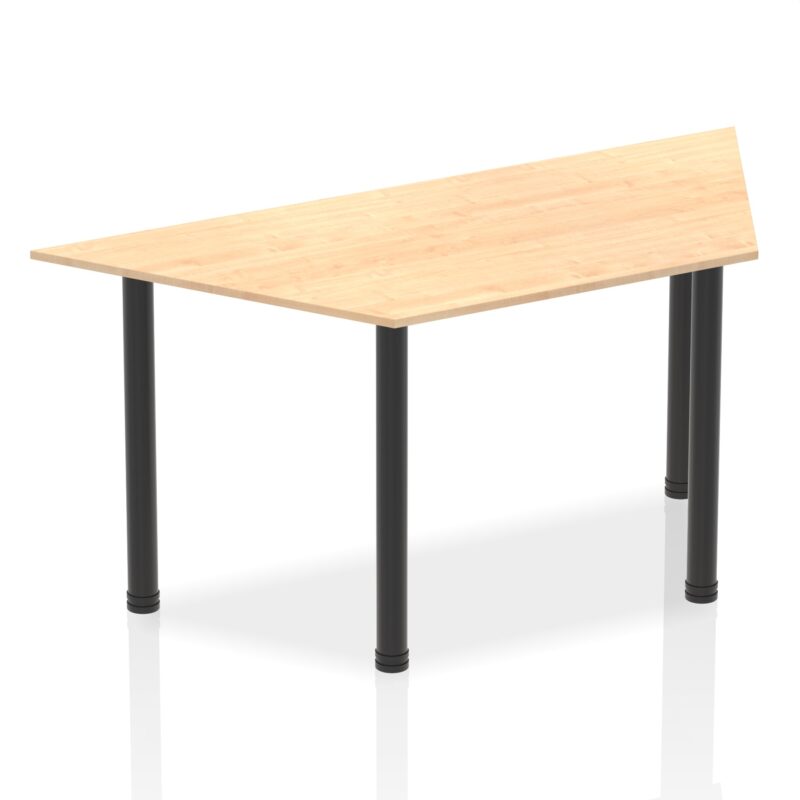Impulse Trapezium Table With Post Leg - Image 12