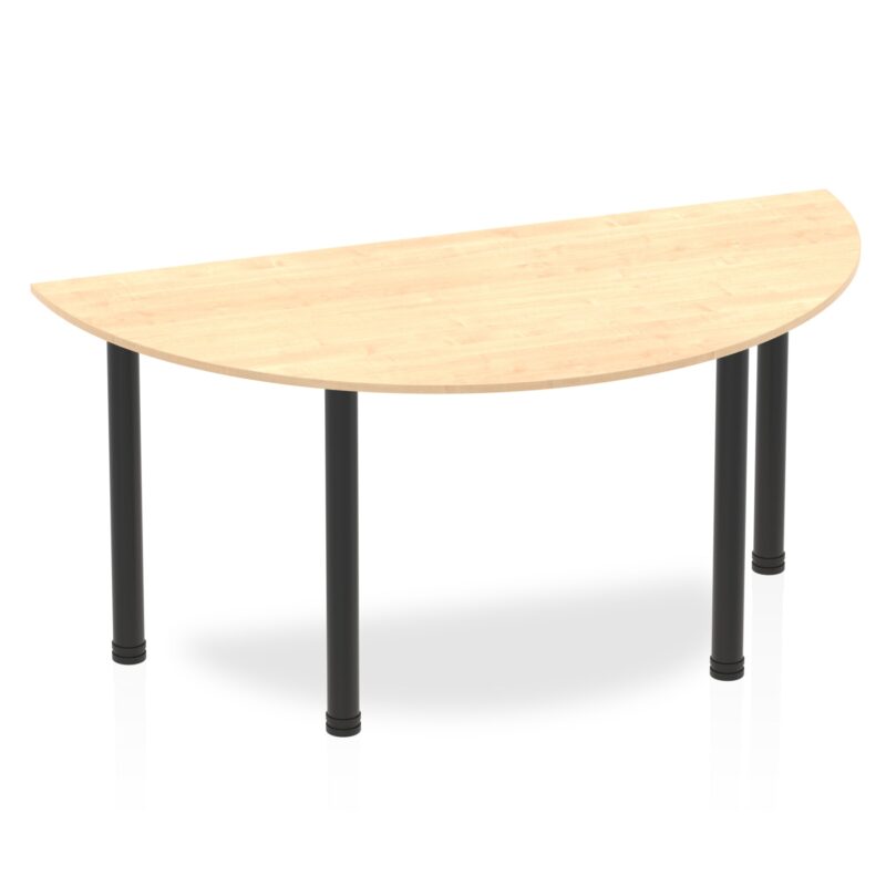 Impulse Semi-Circle Table With Post Leg - Image 11