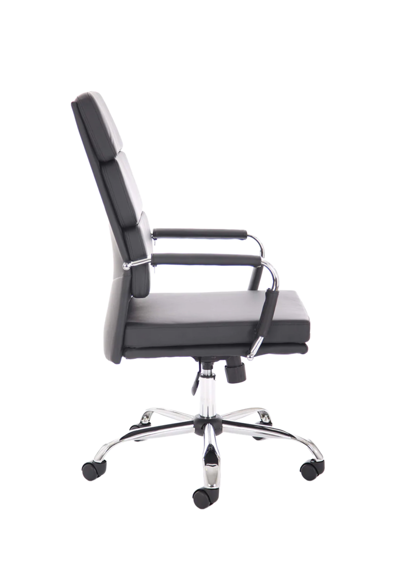 Advocate Medium Back Bonded Leather Executive Office Chair with Arms - Image 2