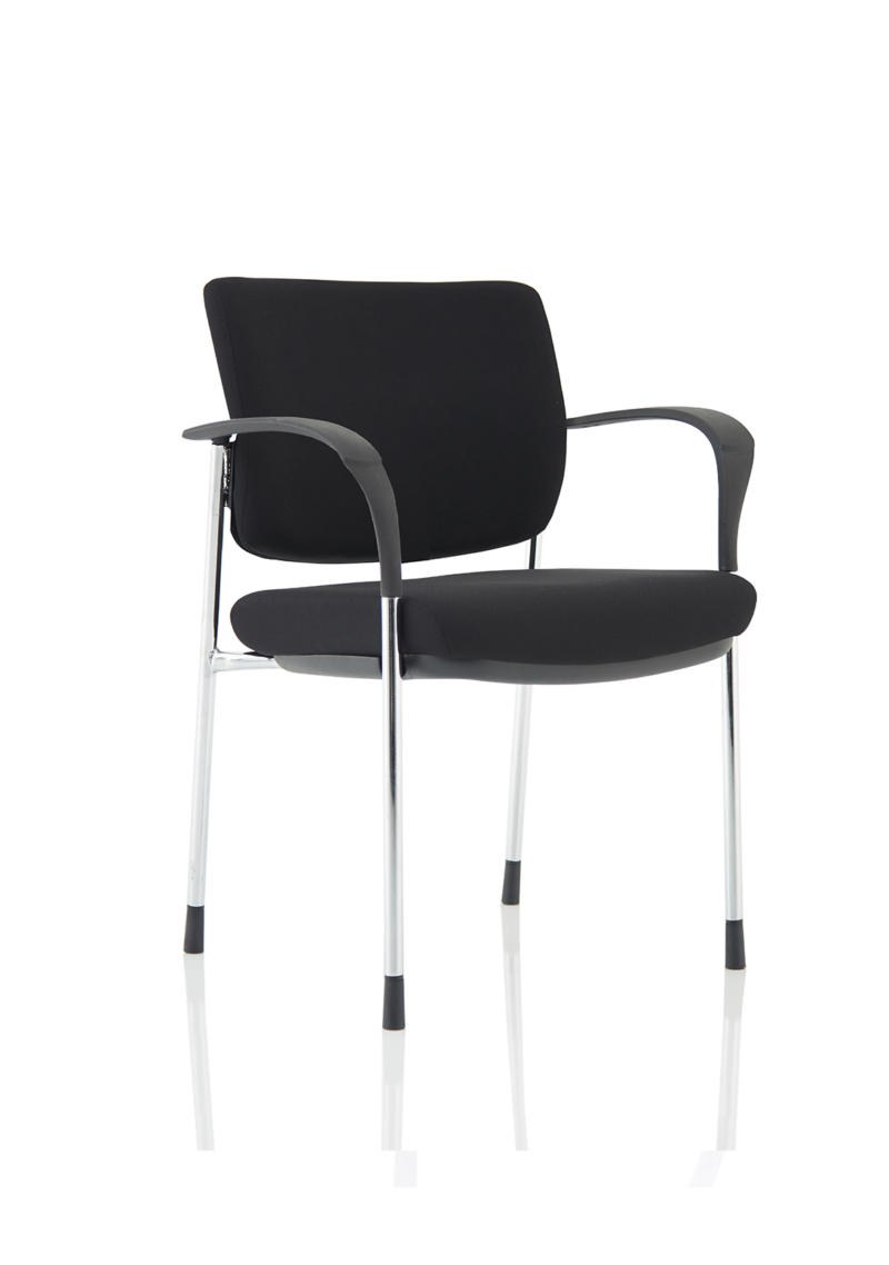 Brunswick Deluxe Medium Back Stacking Visitor Office Chair with Arms - Image 5