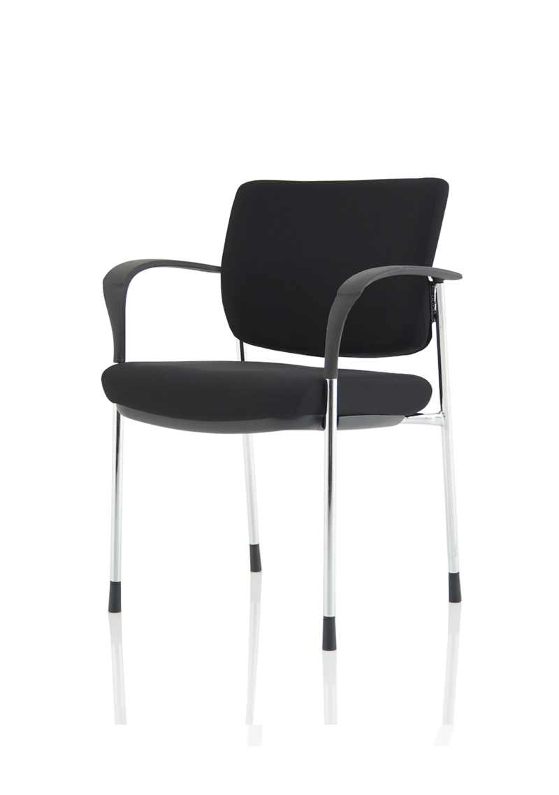 Brunswick Deluxe Medium Back Stacking Visitor Office Chair with Arms - Image 6