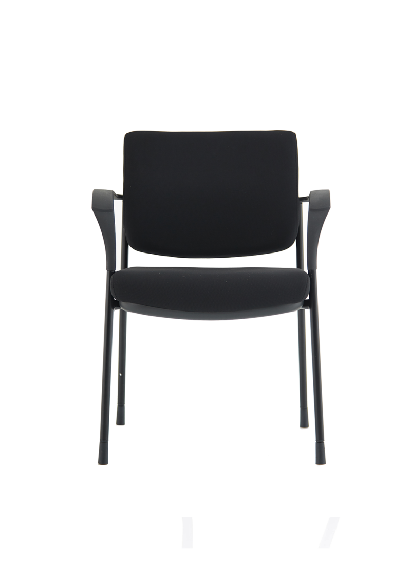 Brunswick Deluxe Medium Back Stacking Visitor Office Chair with Arms - Image 9