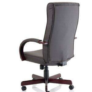 Chesterfield High Back Leather Executive Office Chair with Arms - Image 23