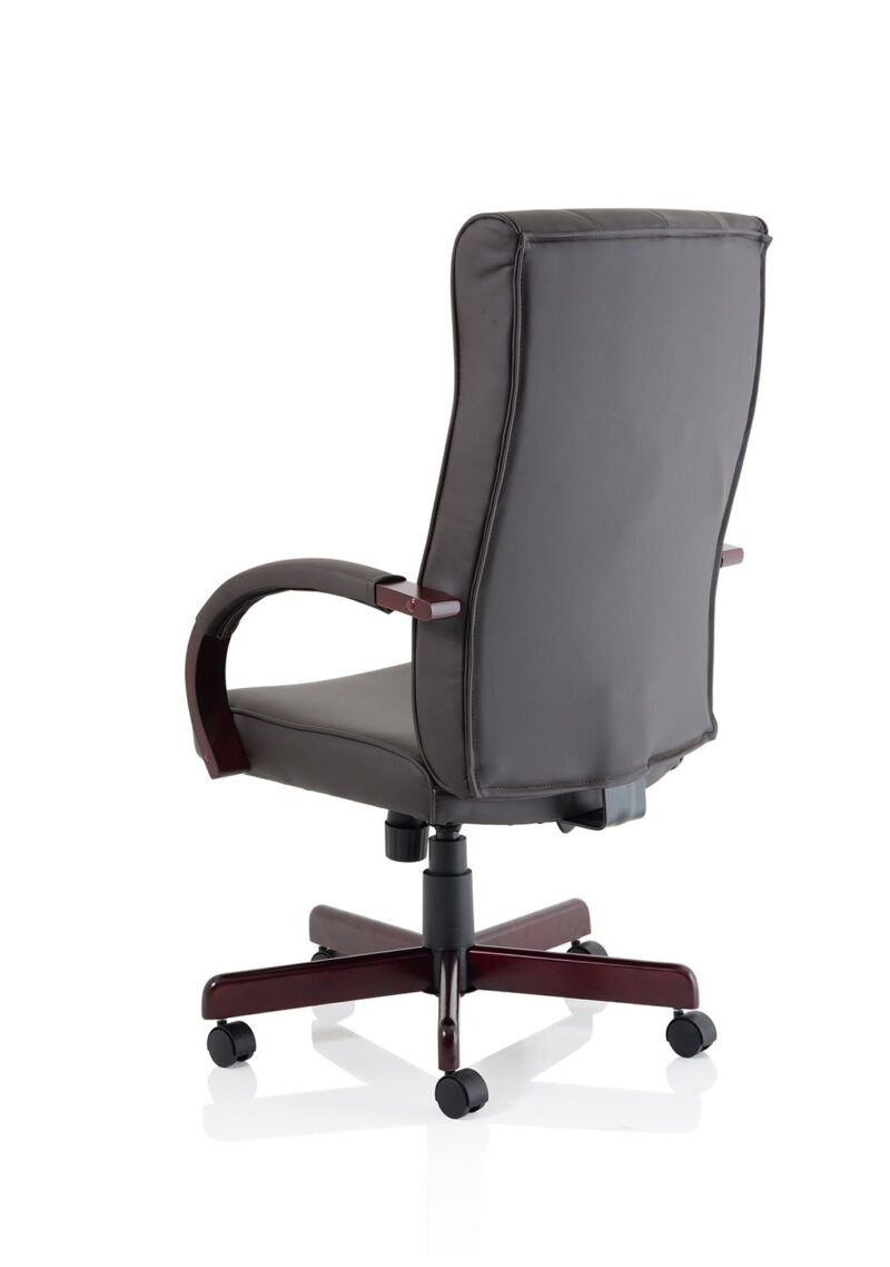 Chesterfield High Back Leather Executive Office Chair with Arms - Image 23