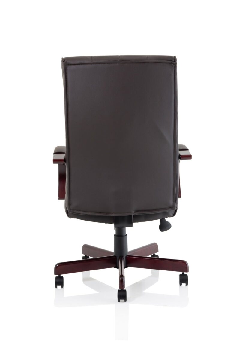 Chesterfield High Back Leather Executive Office Chair with Arms - Image 24