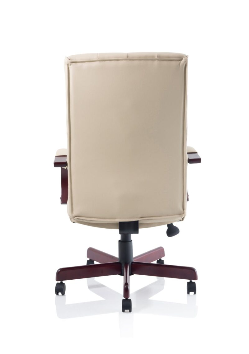 Chesterfield High Back Leather Executive Office Chair with Arms - Image 35