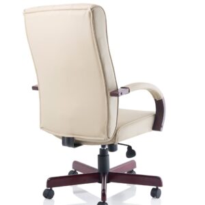 Chesterfield High Back Leather Executive Office Chair with Arms - Image 36