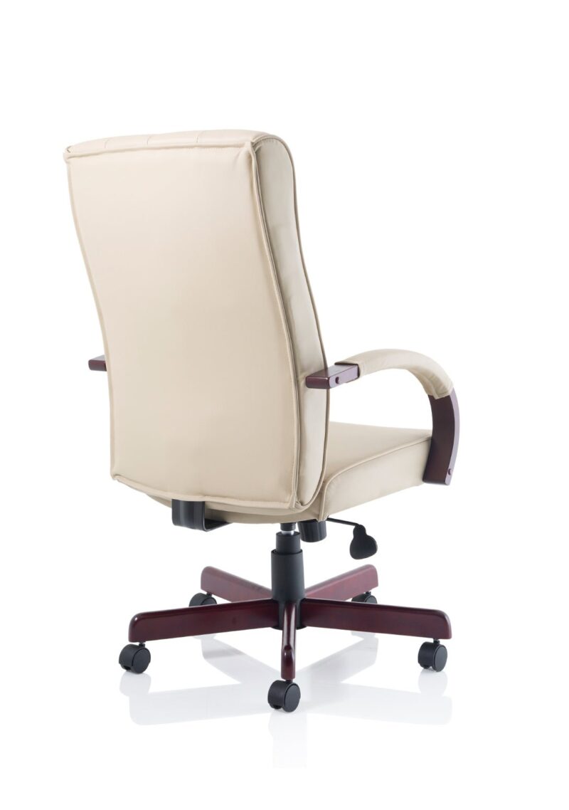 Chesterfield High Back Leather Executive Office Chair with Arms - Image 36