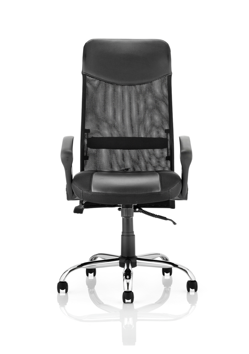 Vegas High Back Black Executive Office Chair with Arms - Image 2