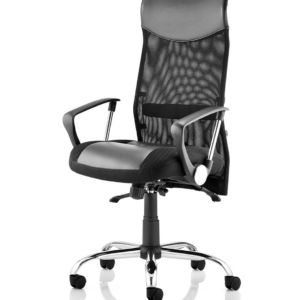 Vegas High Back Black Executive Office Chair with Arms - Image 3