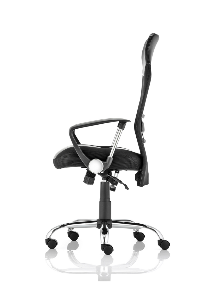 Vegas High Back Black Executive Office Chair with Arms - Image 4