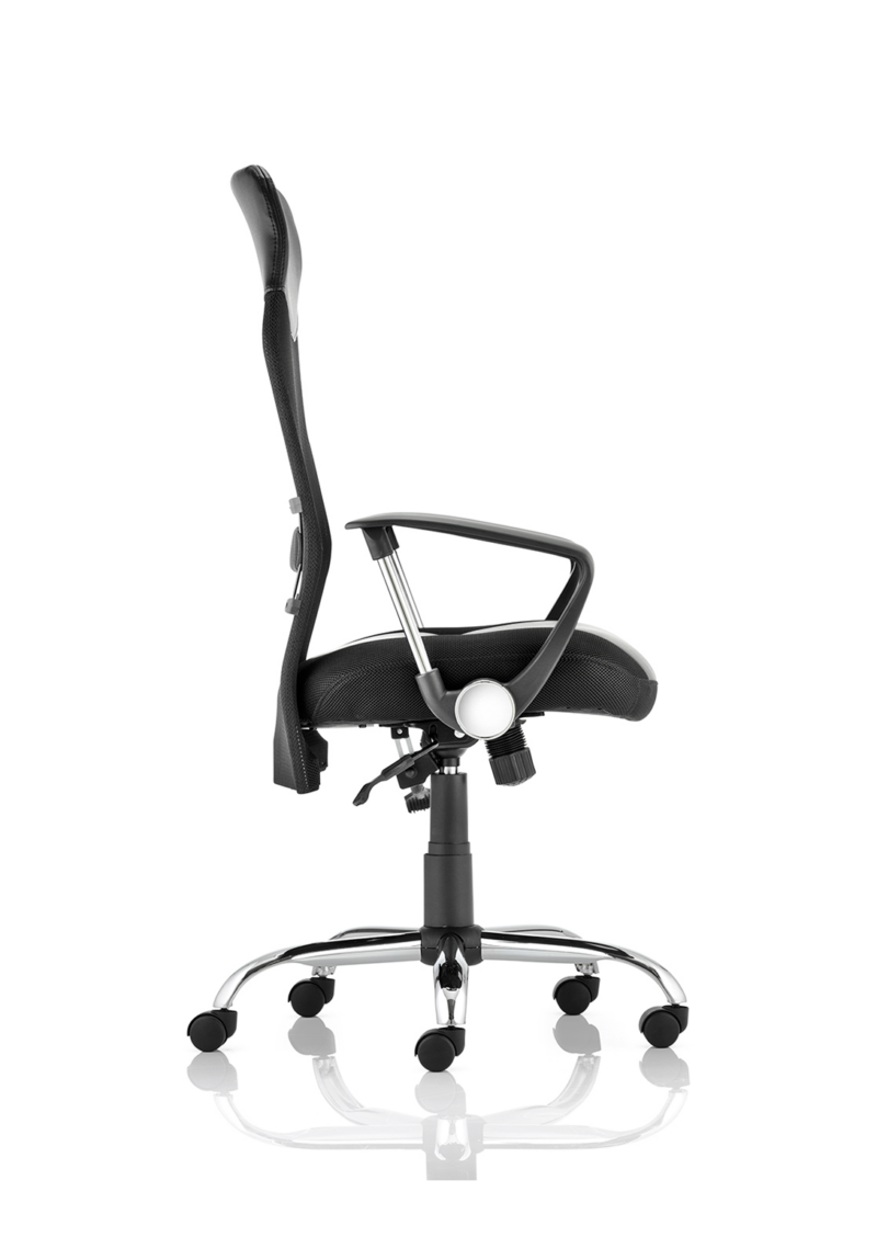 Vegas High Back Black Executive Office Chair with Arms - Image 8
