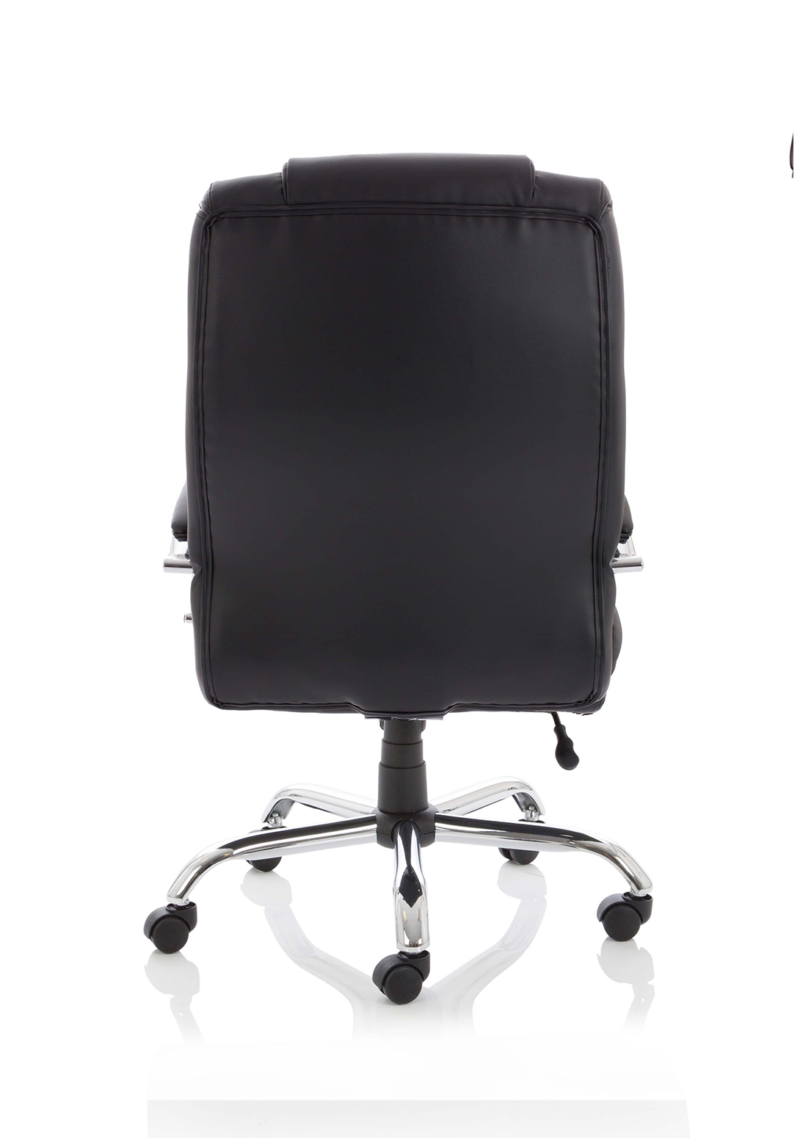 Texas High Back Heavy Duty Executive Black Leather Office Chair with Arms - Image 3