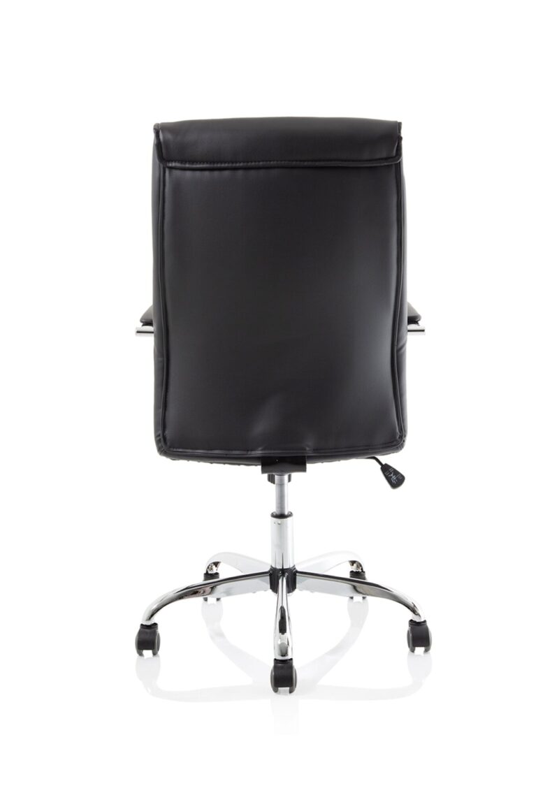 Carter High Back Black Leather Executive Office Chair with Arms - Image 6