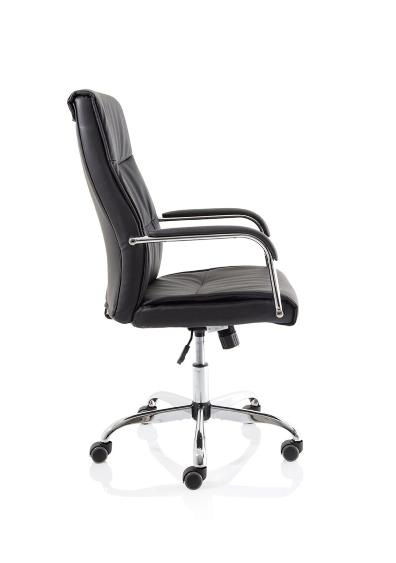 Carter High Back Black Leather Executive Office Chair with Arms - Image 8