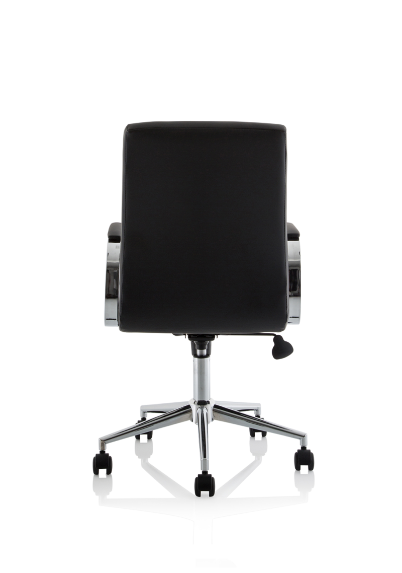 Ezra Medium Back Leather Executive Office Chair with Arms - Image 6