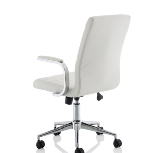 Ezra Medium Back Leather Executive Office Chair with Arms - Image 13