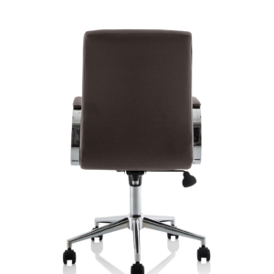 Ezra Medium Back Leather Executive Office Chair with Arms - Image 21