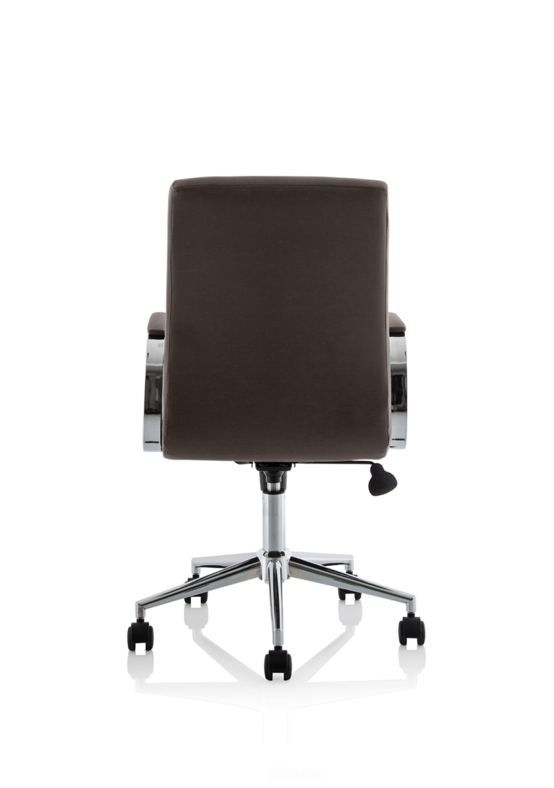 Ezra Medium Back Leather Executive Office Chair with Arms - Image 21
