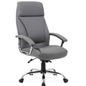 Penza High Back Executive Leather Office Chair with Arms - Image 18
